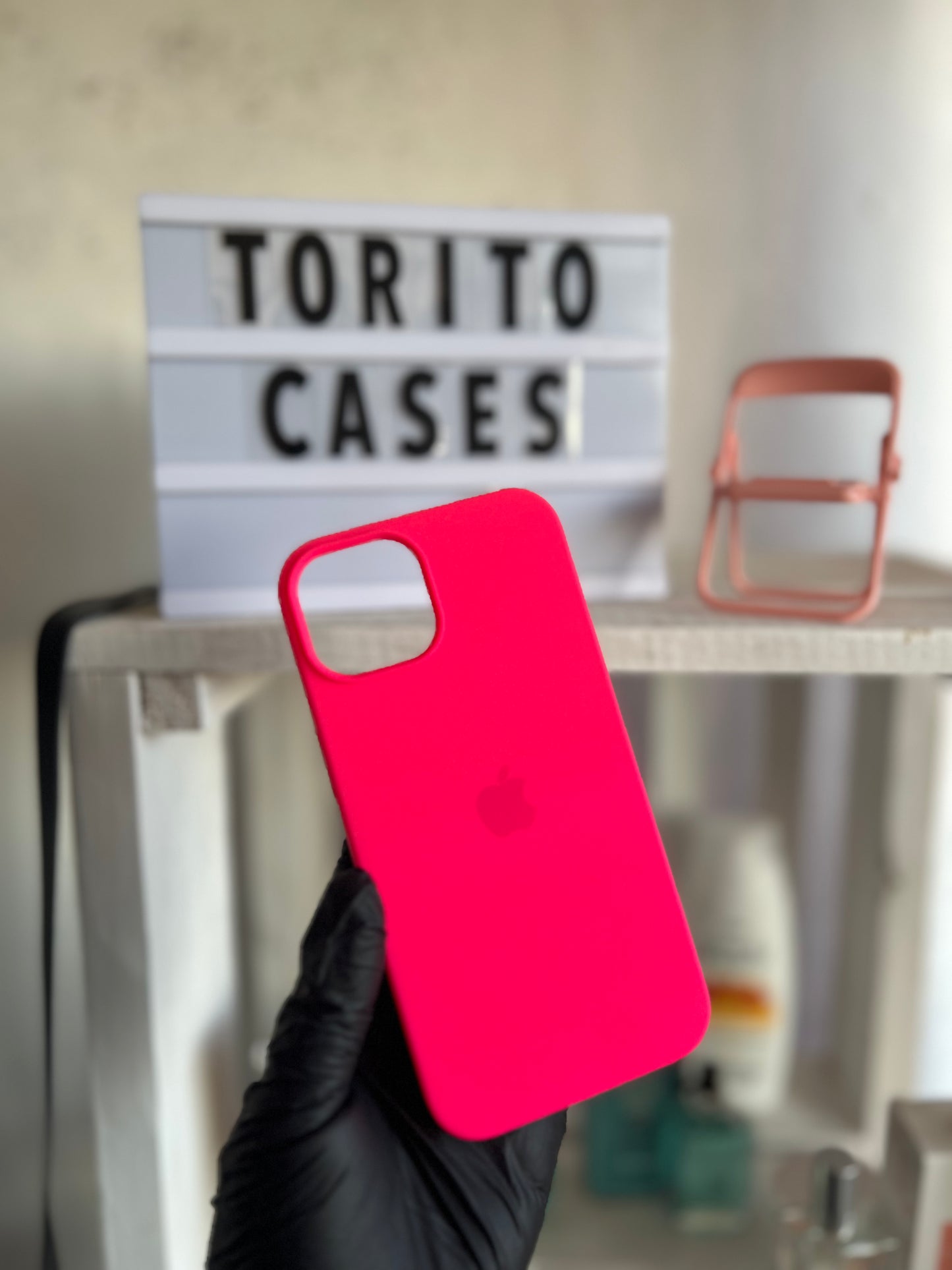 Silicon Case Rosa Fluor