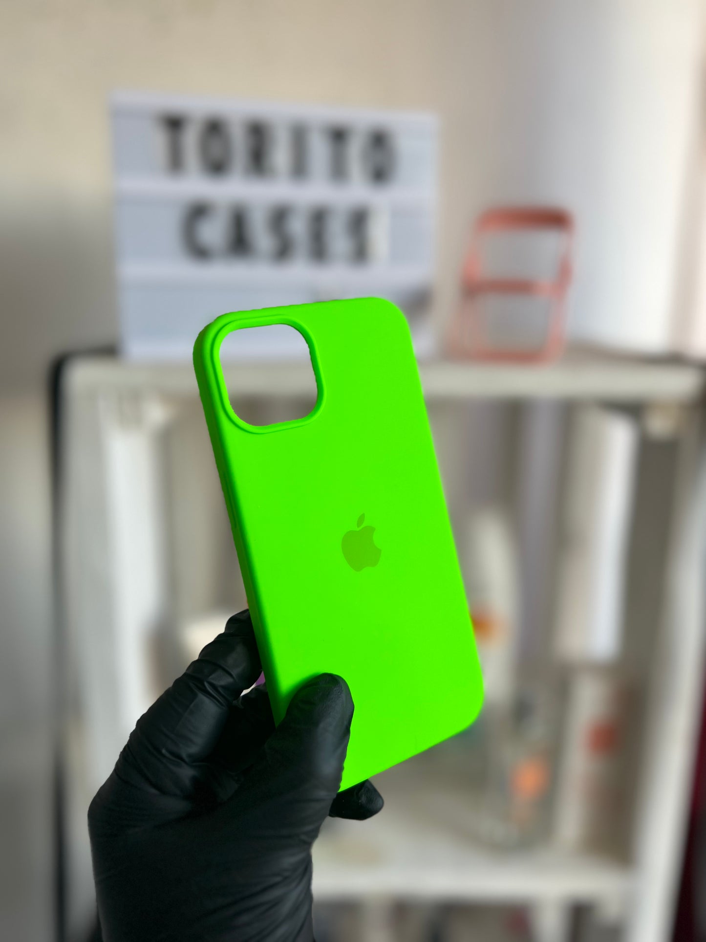 Silicon Case Verde Fluor