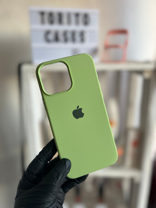 Silicon Case Verde Manzana